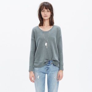 Madewell chronicle texture pullover NWT
